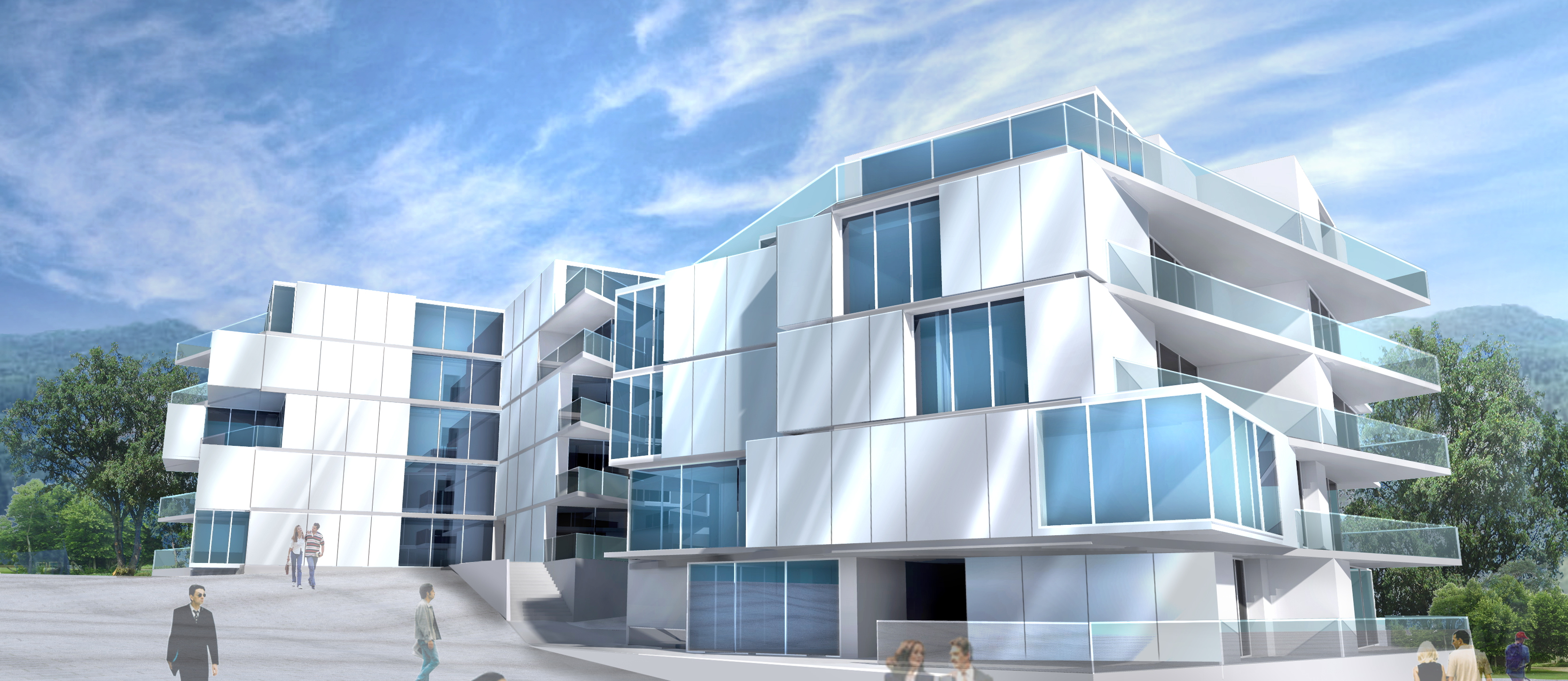 Immeubles habitation, Lausanne, 2014, Dragan Architecture, Paris